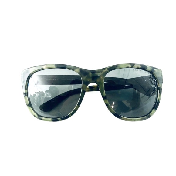 Ralph Lauren Green Tortoise Wayfarer Sunglass main image 7